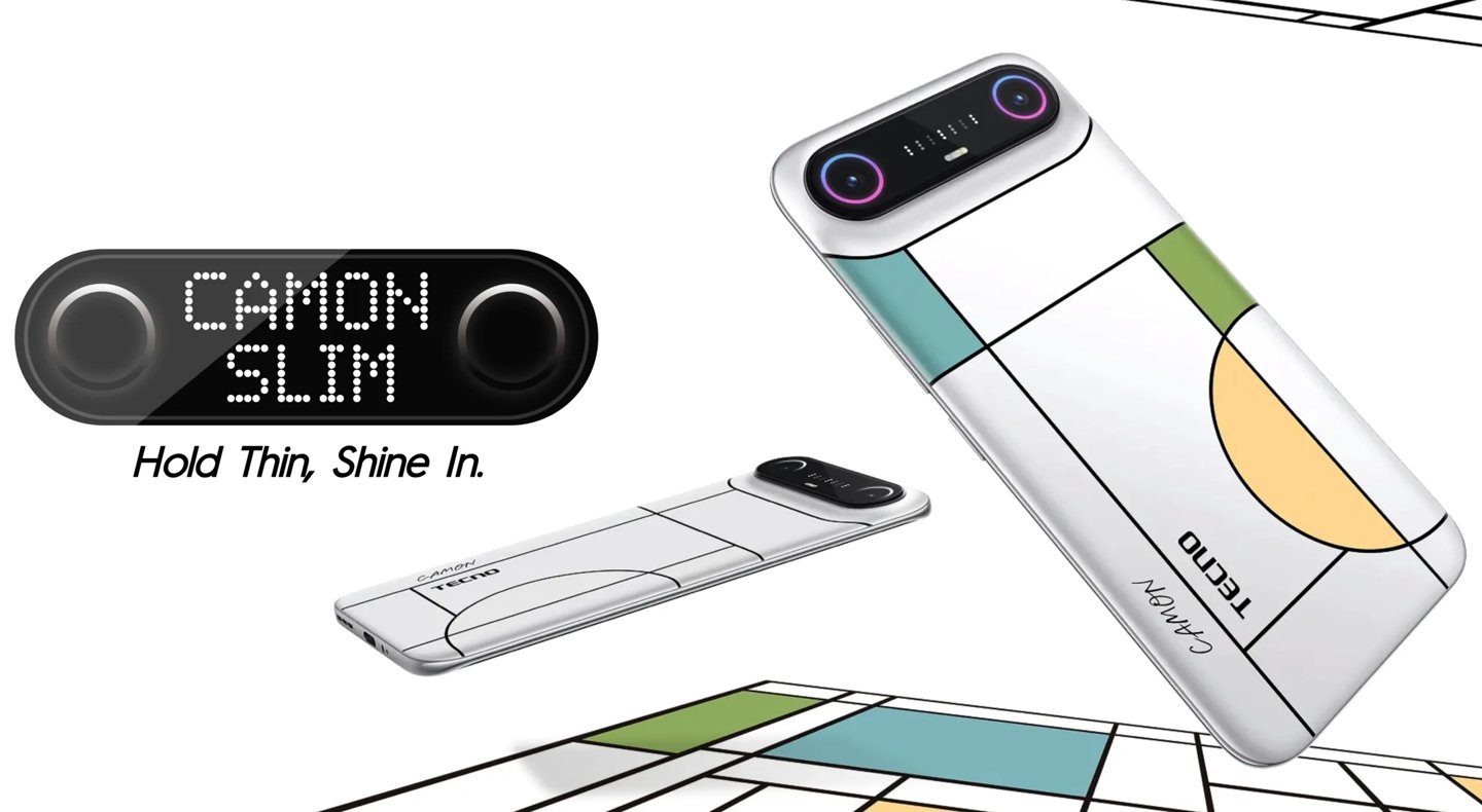 Tecno Camon Slim Packs a 5,600mAh Battery and Mini-LED Back Panel into a 6.39mm Frame