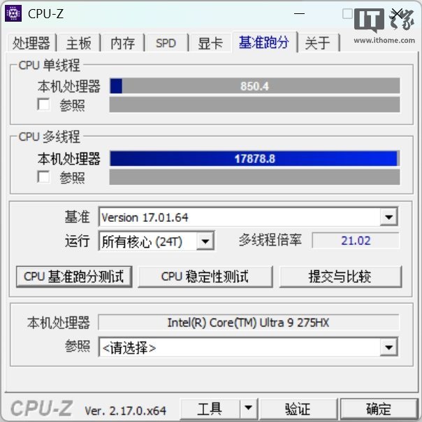 CPU-Z score