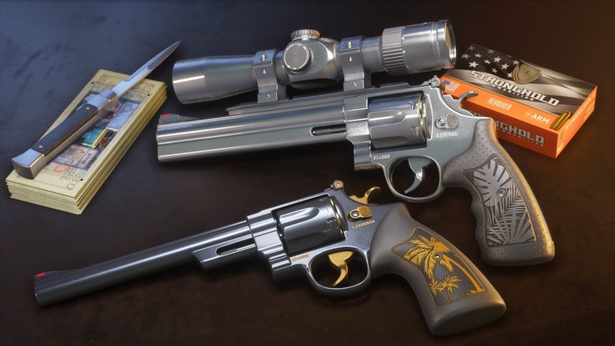 Customized revolvers from Vercetti Estate