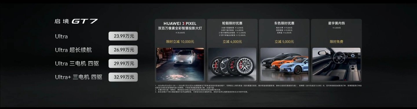 GAC and Huawei's Qijing GT7 Arrives With Level 3 Self-Driving and a 2.98-Second 0-60