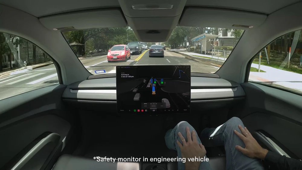 Tesla's Cybercab is now testing on public roads — no steering wheel, no pedals