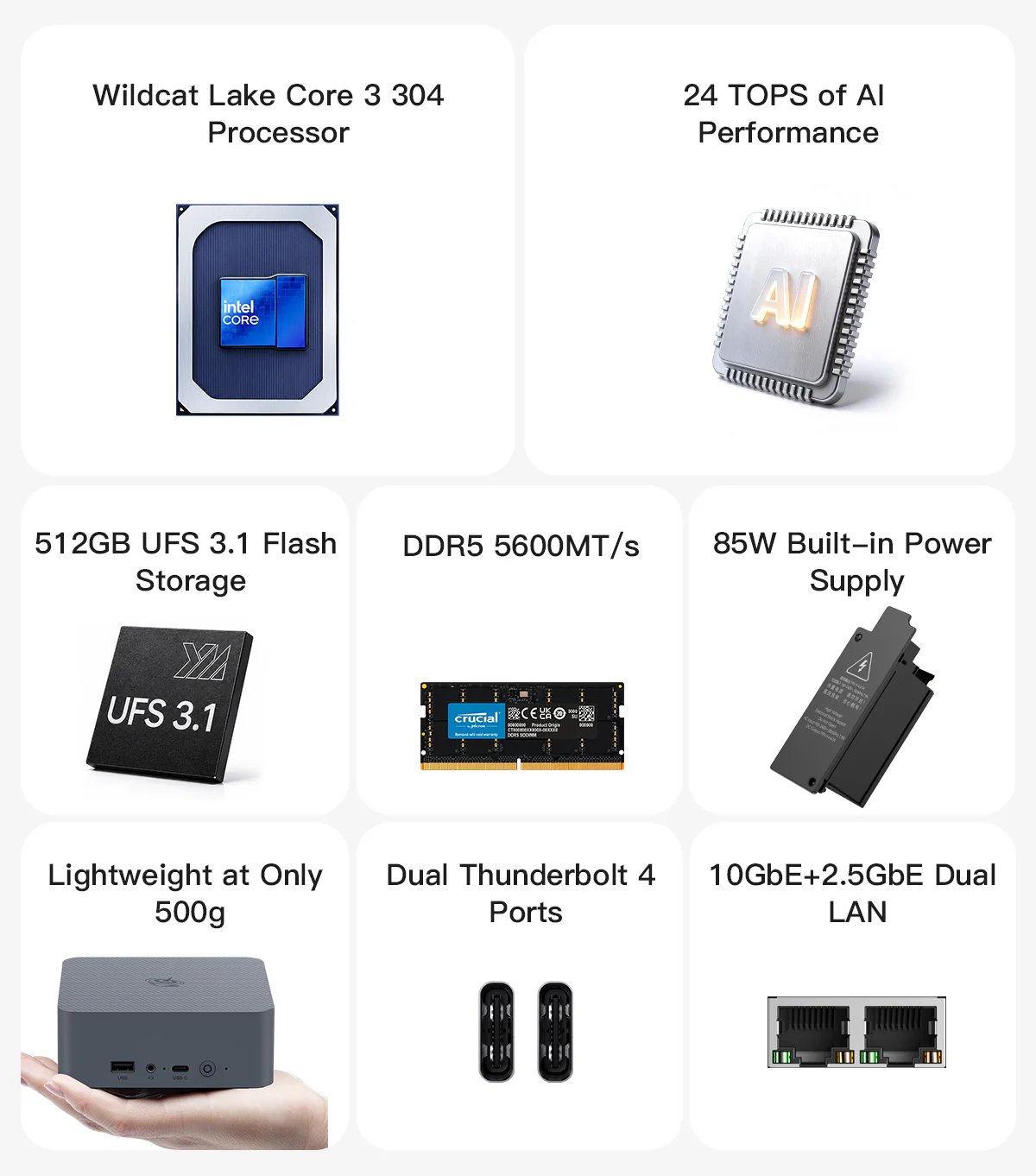 Beelink EQi 304 motherboard detail