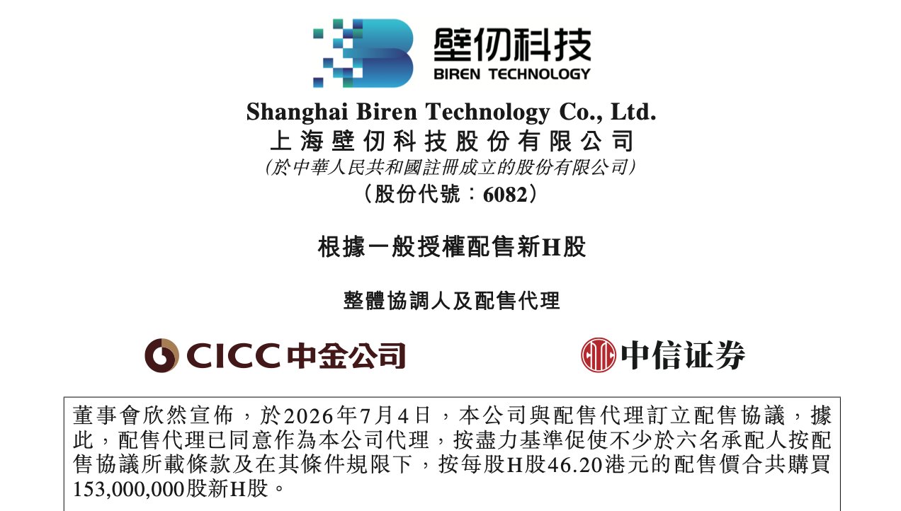 Biren Technology raises $900 million to ramp up next-generation GPGPU production
